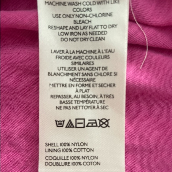 Pilcro Vibrant Pink Graphic Band Tulle Tee - Picture 5 of 5